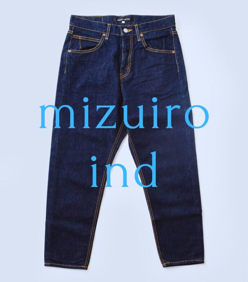 mizuiro ind ミズイロインド/ハイウエストデニムパンツの口コミ